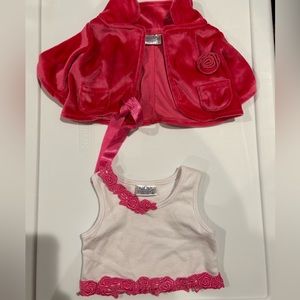 Build A Bear Rose top & jacket